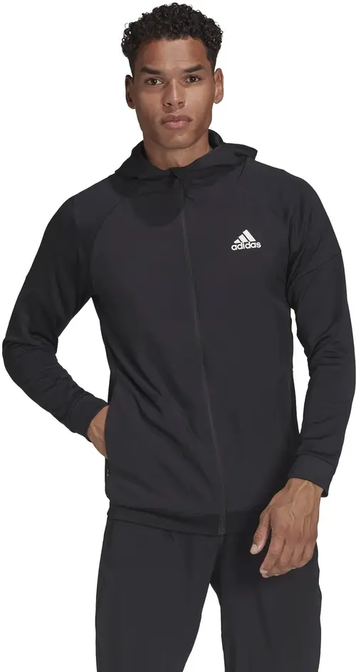 Adidas Training Fullzip Hættetrøje Herre M Sort