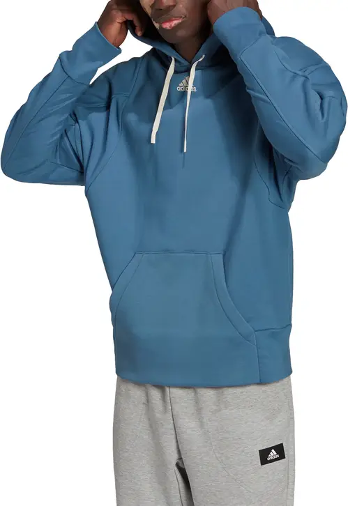 Adidas Studio Lounge Fleece Hættetrøje Herre M Blå