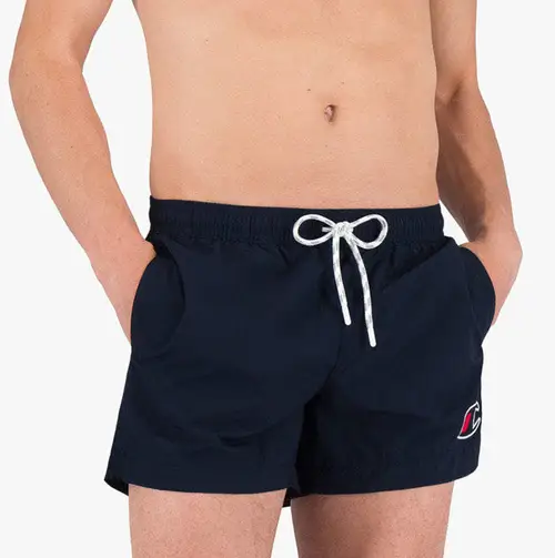 Champion Satin C Logo Badeshorts Herre Xs Blå