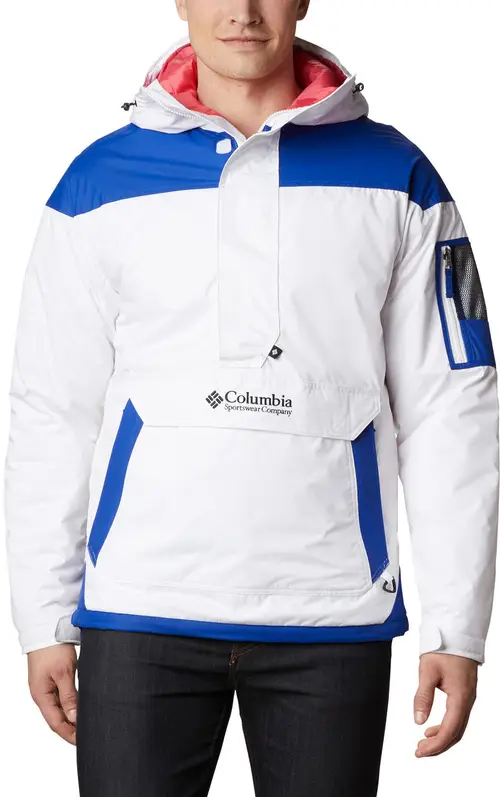 Columbia Challenger Pullover Anorak Herre Xs Hvid