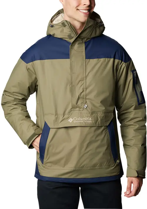 Columbia Challenger Pullover Anorak Herre Xs Grøn