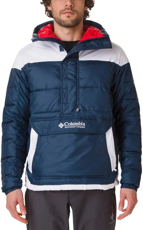 Columbia Lodge Pullover Jakke Herre S Blå