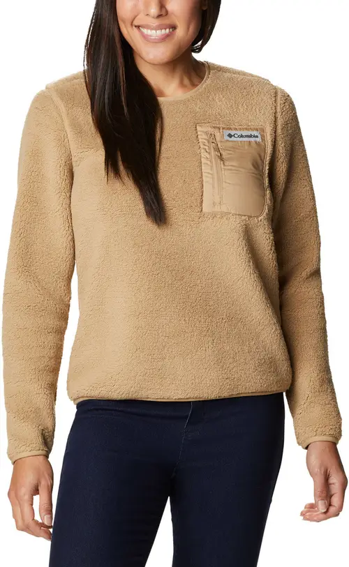 Columbia West Bend Fleece Sweatshirt Dame Xs Brun