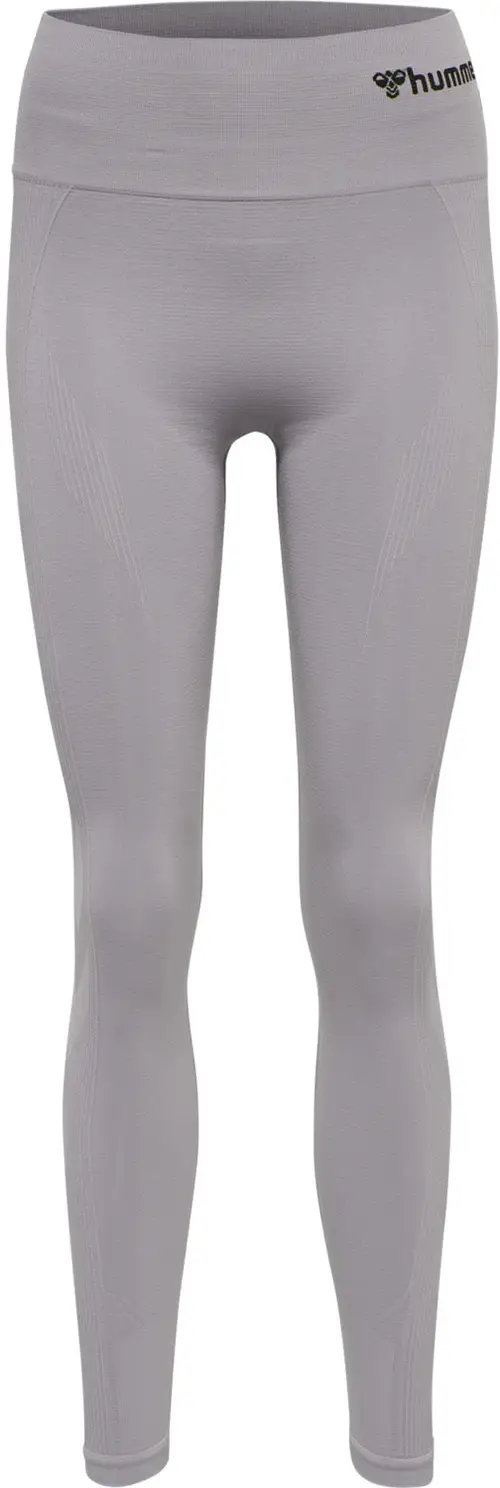 Hummel Tif Seamless High Waist Leggings Dame Grå