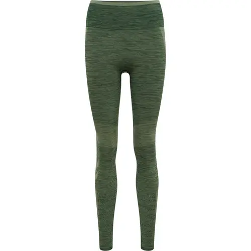 Hummel Sky High Waist Seamless Tight Dame Grøn