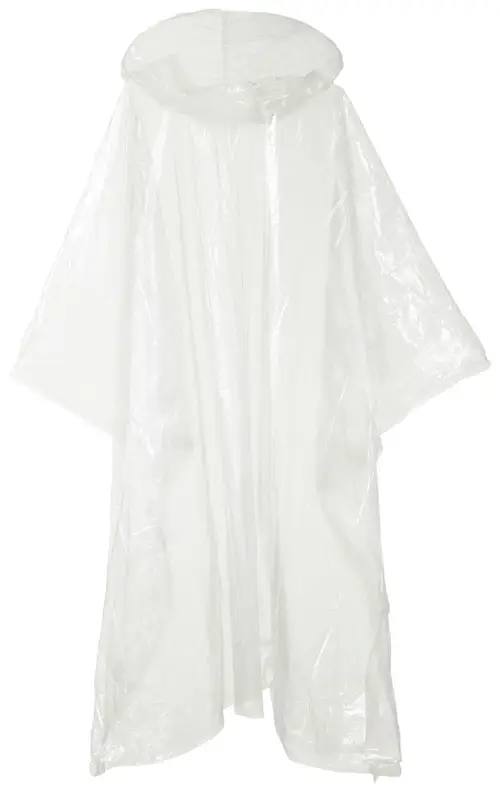 Intersport Regn Poncho Unisex 1 Hvid