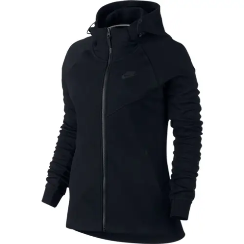 Nike Sportswear Tech Fleece Hoodie Dame Xs Sort