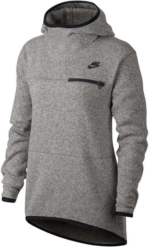 Nike Sportswear Summit Hoodie Dame Xs Grå