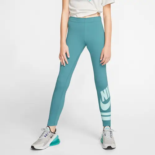 Nike Sportswear Graphic Leggings Dame 128137 / S Blå