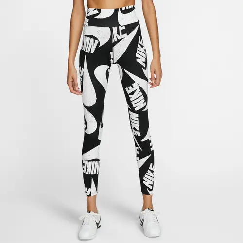 Nike Sportswear Printed Leggings Dame Xs Sort