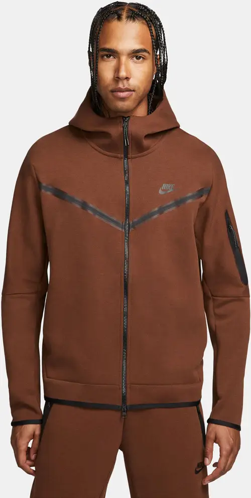 Nike Sportswear Tech Fleece Hættetrøje Herre M Brun