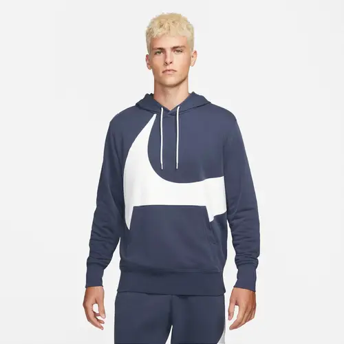 Nike Sportswear Swoosh Semibrushed Hættetrøje Herre Blå