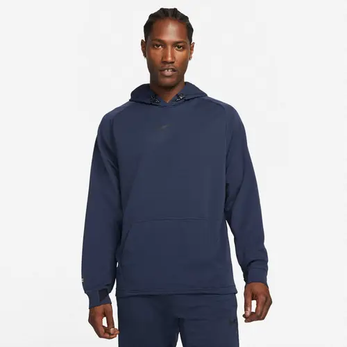 Nike Pro Men's Pullover Fleece Herre Blå