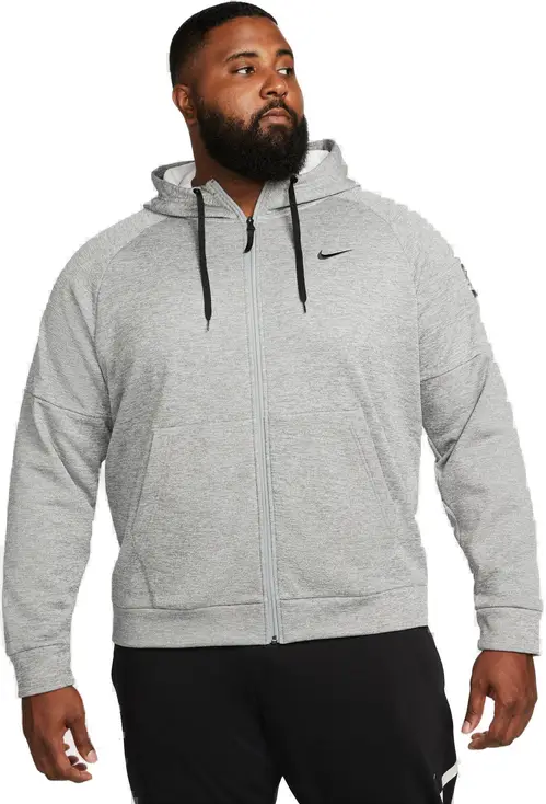 Nike Thermafit Fullzip Fitness Hættetrøje Herre Grå