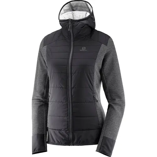 Salomon Right Nice Hybrid Hoodie Dame Xs Sort