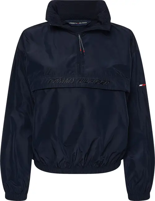 Tommy Hilfiger Half Zip Anorak Dame Xs Blå