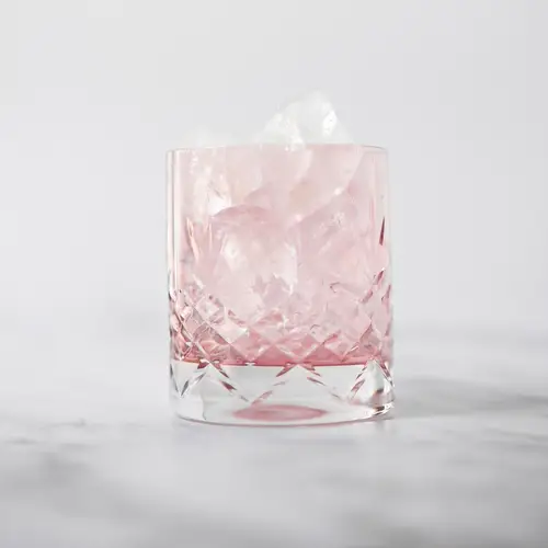 Vandglas - Frederik Bagger - Crispy Lowball Topaz, Pink - 2 stk. - Tilbud