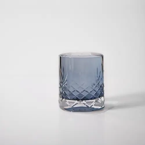 Vandglas - Frederik Bagger - Crispy Lowball Sapphire, Blå - 2 stk. - Tilbud