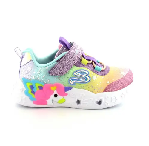 Skechers Unicorn Charmer børnesko - (Multi, str. 23, Tekstil)