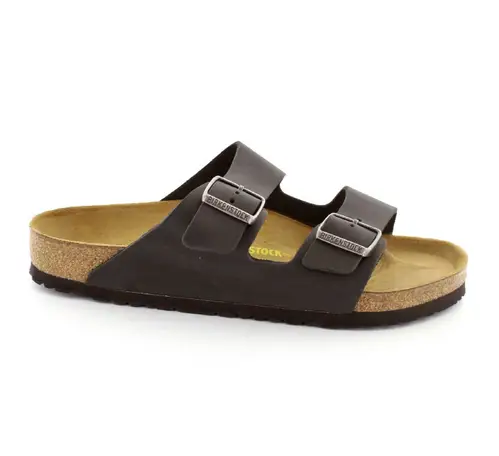 Birkenstock Arizona herresandaler - (Sort, str. 40, Læder)