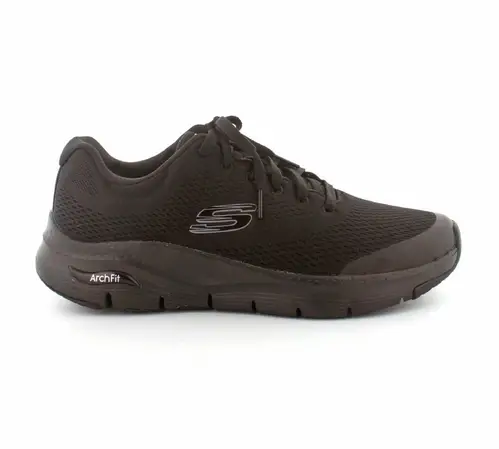 Skechers Arch Fit herresko - (Sort, str. 44, Tekstil)