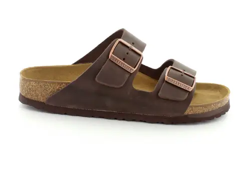 Birkenstock Arizona Habana damesandaler - (Mørk brun, str. 39, Læder)