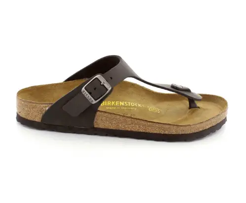 Birkenstock Gizeh damesandaler - (Sort, str. 39, Læder) - Udsalg