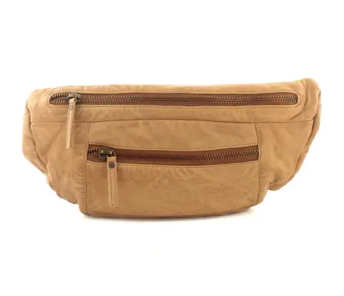 Depeche Bumbag - (Beige, Onesize, Læder)