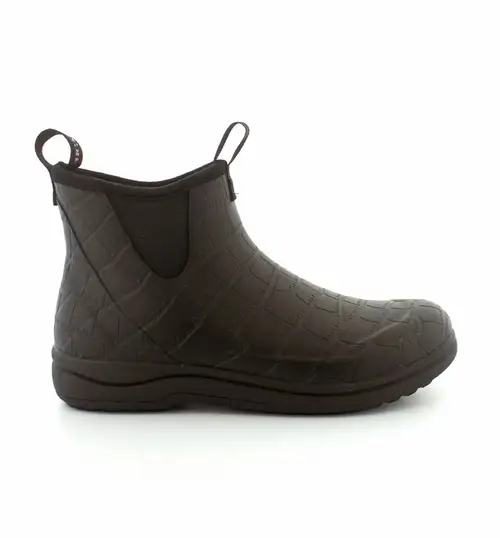 Green Comfort Croco Rain Rubberboot dame støvler - (Sort, str. 42)