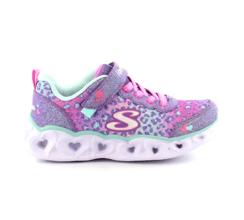 Skechers Heart Lights Love Match børnesko - (Lys lilla, str. 32)