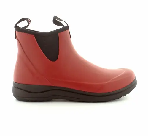 Green Comfort Rain Rubberboot Plain dame støvler - (Rød, str. 37)