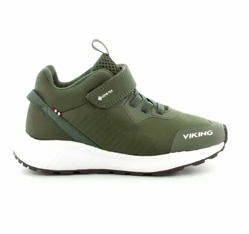 Viking Aery Tau Mid GTX børnesko - (Army grøn, str. 27, Tekstil)