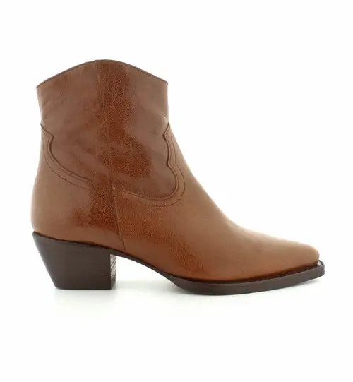 Billi Bi Jazz Western Boot damestøvler - (Cognac, str. 38, Læder)