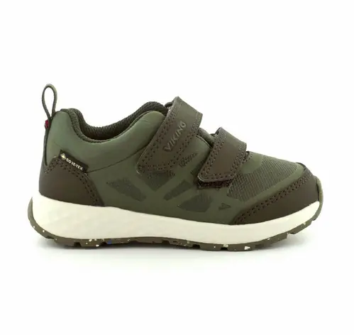 Viking Veme Reflex Low GTX børnesko - (Army grøn, str. 26, Tekstil)