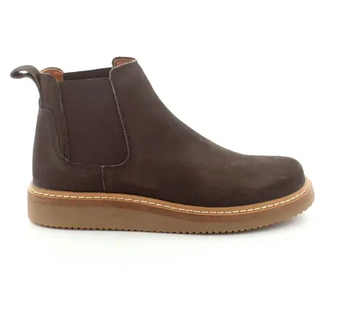 Nature Gry Bison boot damestøvler - (Mørk brun, str. 38, Nubuck)