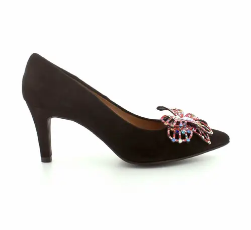 Copenhagen Shoes Butterfly Stilet damesko - (Sort, str. 39, Ruskind)