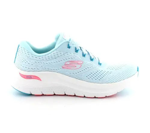 Skechers Arch Fit Big League damesko - (Lys blå, str. 40, Tekstil)