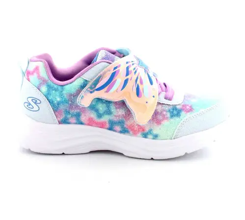 Skechers Glimmer Kicks Fairy børnesko - (Lys blå, str. 29, Tekstil)