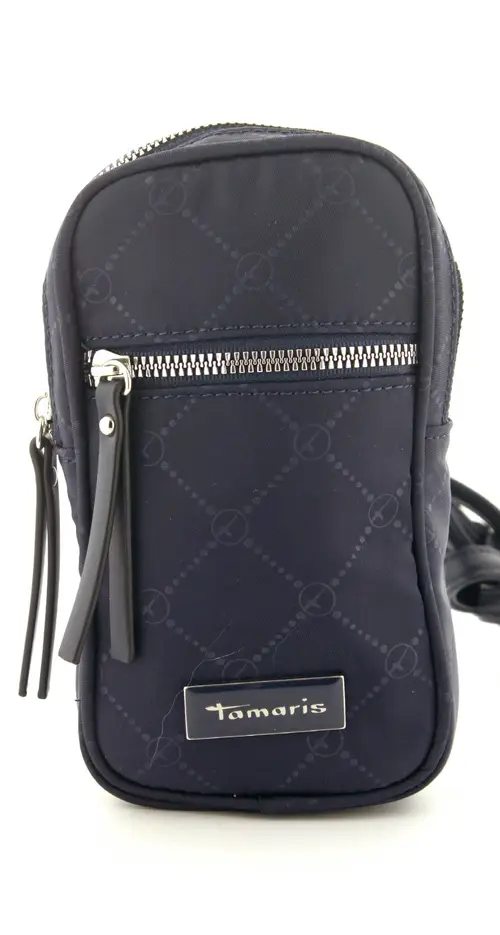 Tamaris Lisa Mobil Crossbody - (Mørk blå, Onesize, Tekstil)