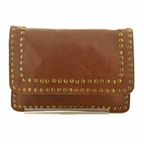 Depeche Vintage Clutch - (Cognac, Onesize, Læder)