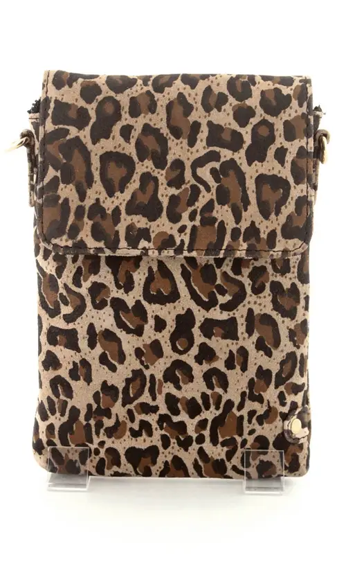 Depeche Mobil Leopard Crossbody - (Lys brun, Onesize, Ruskind)