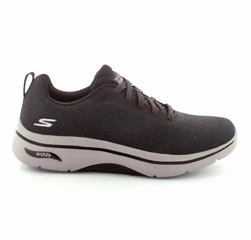 Skechers Go Walk Arch Fit herresko - (Mørk grå, str. 46, Tekstil)