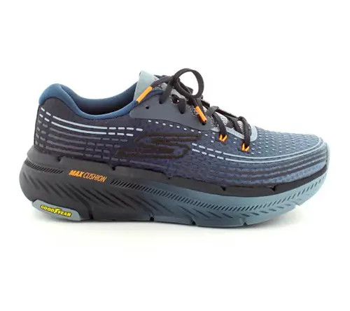 Skechers Max Cushion herresko - (Mørk blå, str. 42, Tekstil)