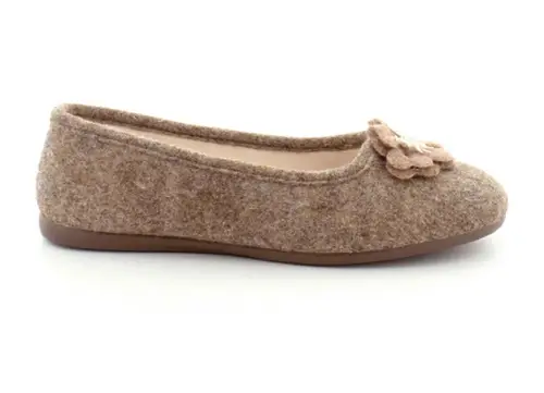 Bella Moda Andrea dame hjemmesko - (Brun Beige, str. 38, Uld)