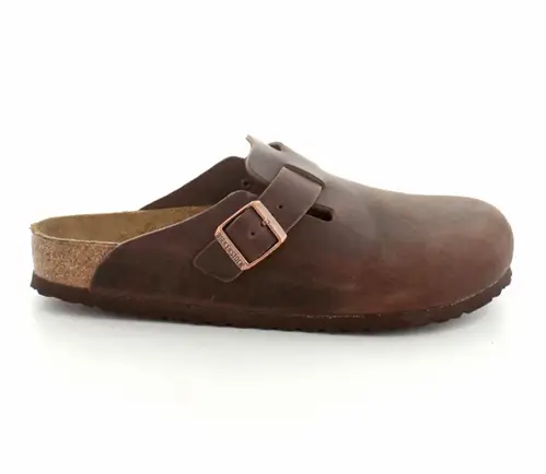 Birkenstock Boston Habana herre hjemmesko - (Mørk brun, str. 41)