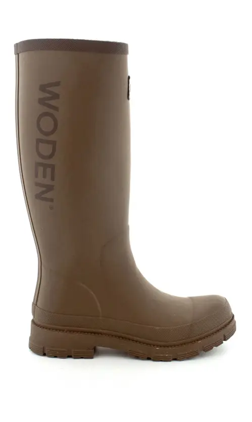 Woden Le Waterproof dame gummistøvler - (Army grøn, str. 37, Gummi)