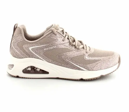 Skechers Tres-Air-Uno damesko - (Guld, str. 37, Tekstil)