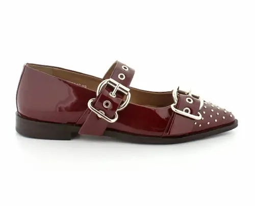 Copenhagen Shoes Future Vibes Patent damesko - (Bordeaux, str. 38,)