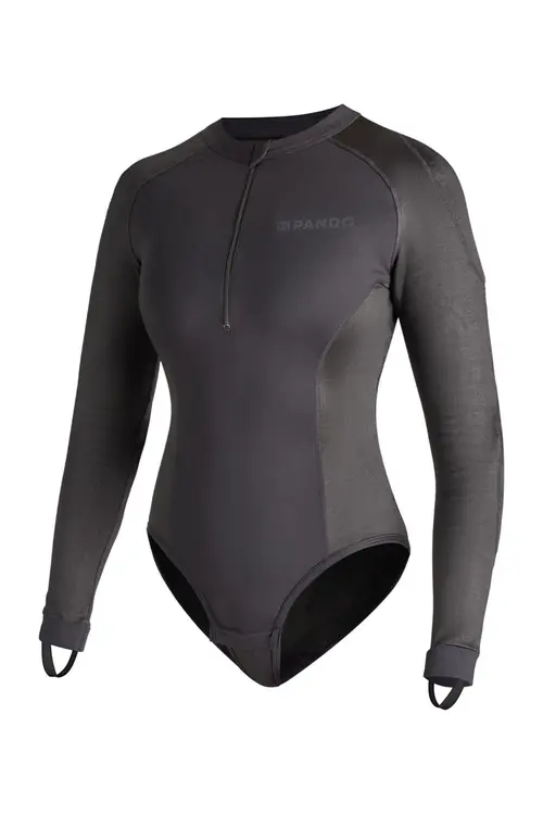 SHELL WW BLACK 02  Pansrede Motorcykel Baselayer / Body til kvinder