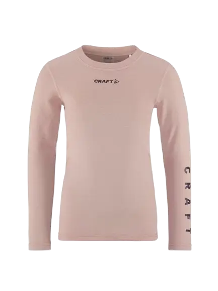 Craft Core Warm Baselayer Sæt Børn (Farve: Lyserød, Størrelse: 146/152)